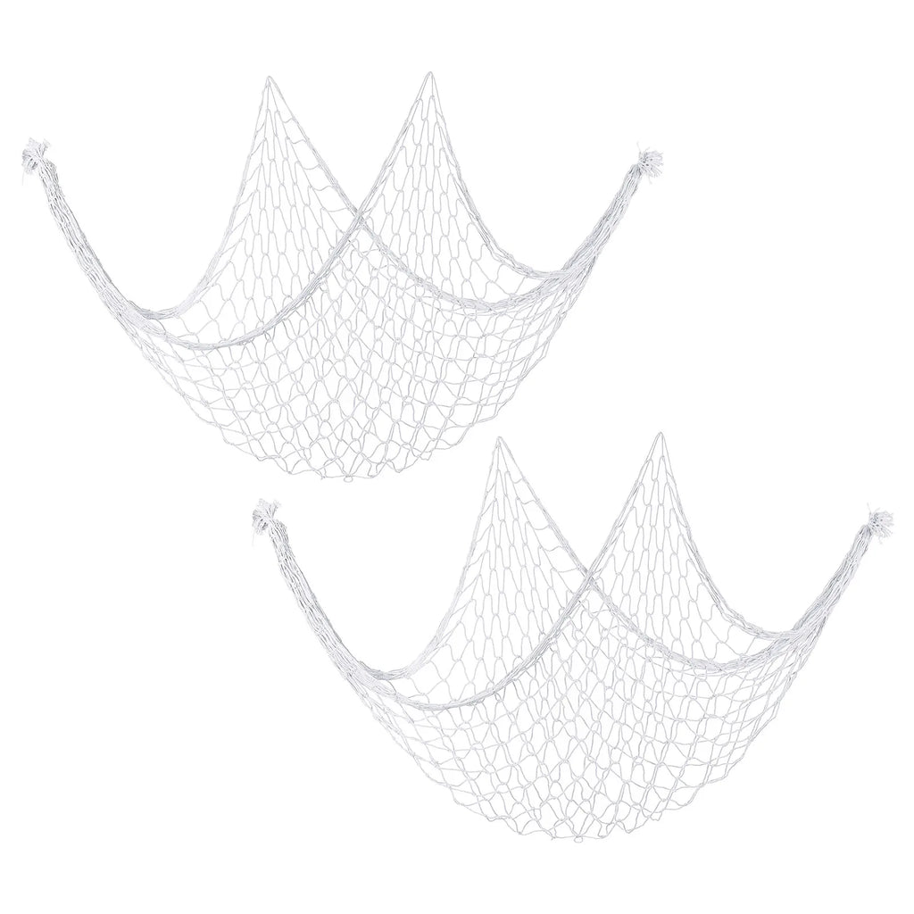 Fishing Net "Decor", 2 Pack 80" x 40" Mediterranean Style
Photographing "Decoration"  Natural Party Accessory for Home