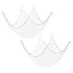 Fishing Net "Decor", 2 Pack 80" x 40" Mediterranean Style
Photographing "Decoration"  Natural Party Accessory for Home