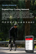 iGPSPORT Bicycle GPS Computer BiNavi Touchscreen
Map Navigation 35 Hours Battery Life  Waterproof Route Planning