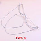 Stonefans Tassel Glasses Frame Women Luxury Retro Sunglasses Bohemian Without Lens Women's Accessories Eyes Glasses Face Jewelry