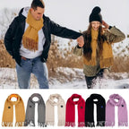 USB Charging Electric Heated Scarf Adjustable Temperature Electric Winter Warmer Unisex Creative Neck Warmer