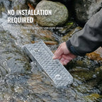VEVOR 50" 12" Complete Sluice Box Gold Panning Kit Aluminum Alloy Gold Mining Equipment  Prospecting Kit