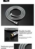 Black Concealed Shower System
Rain Waterfall Bathroom Embedded Shower Faucet Set with Tub Spout