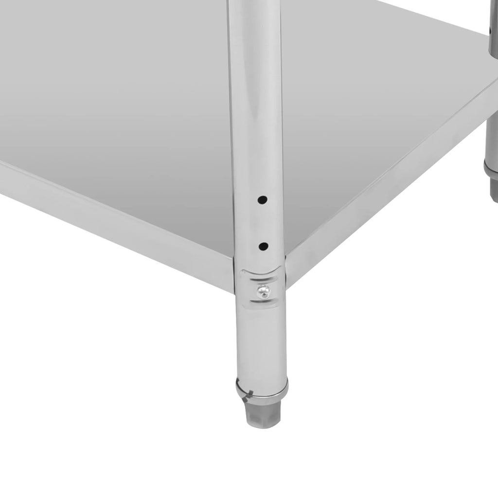 36*24*35 cm Commercial Work Table Work with Backsplash Prep for Kitchen Restaurant ,Garage ,Laundry