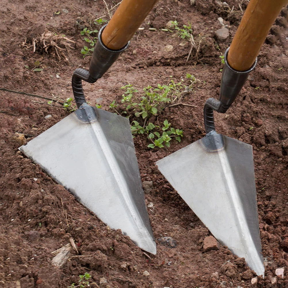 Small Tip Hoe Triangle Agricultural Land Turning Loose
 Soil Hoe Hand Plow/Manual Plough Rake Hoe Agricultural Farming Equipment