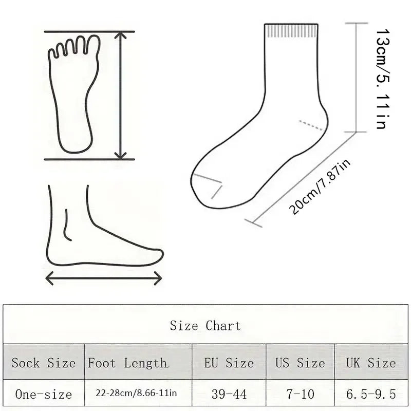 6/10/30Pairs of High-Quality Soft and Comfortable Men's Running , Basketball socks