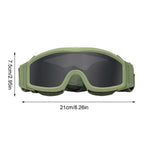 Motocross Goggles Windproof Biking Riding Goggles Anti-Fog Motorcycle Safety Goggles Professional Motocross Racing Goggles For