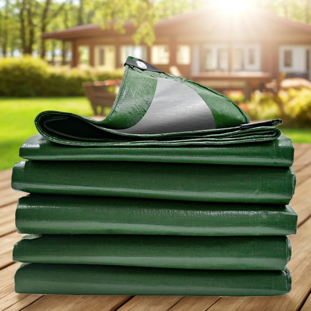 Multi Purpose Tarp Cover Waterproof Tarpaulin Sunscreen Multipurpose Protective Cover 6x10/10x13/13x16 Feet Heavy Duty Tarp