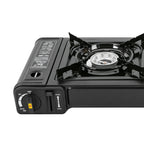 Butane Gas Camping Stove 
Dual Burner Portable Outdoor Grill for Picnic Hiking Trekkin
