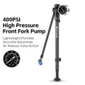WEST BIKING 400PSI Bicycle Air Pump
 High Pressure MTB Front, Rear Suspension Pressure Gauge Schrader Valve