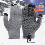 Winter Electric Heated Touch Screen Gloves 
for Outdoor Activities 
like Skiing ,Riding ,Camping and Mountaineering