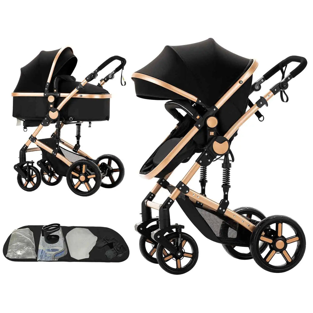 Stroller,Baby stroller,baby accessories,baby cars,Stroller 3 in 1,Convertible Bassinet Push,Light stroller,2 in 1 Baby Stroller,