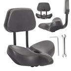 Bike Seat With Backrest .  Comfortable "Electric Scooter"  Saddle Bicycle Seat Cushion , Hollow Breathable for Road Tricycle