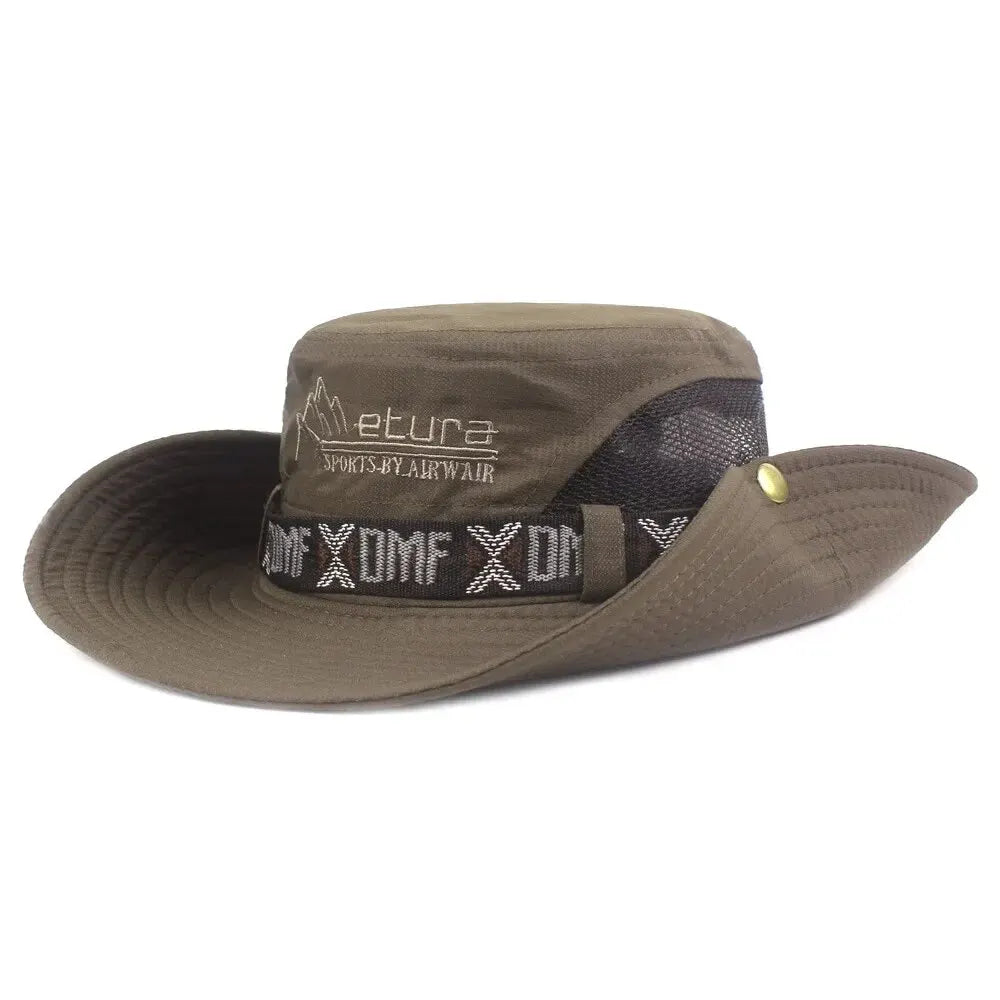 Sun shading hat, with chin strap
