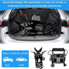 All-Terrain 4-Child Wagon Stroller
 with Removable 5-Point Harness and Storage Organizer, 
Suitable for Outdoor Activities