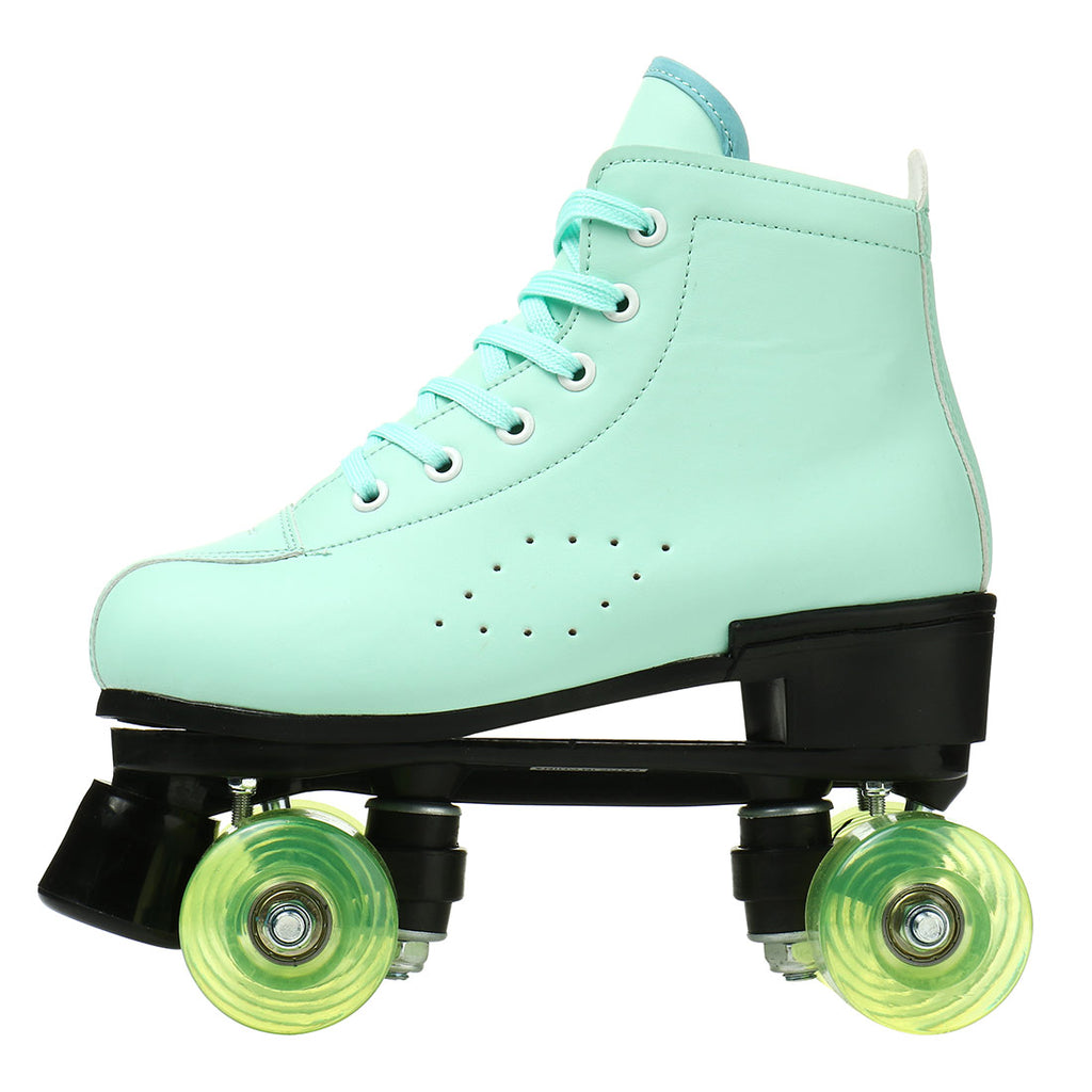 2025 Double-Row Roller Skate Shoes  
4 Wheels Skates For Women Men Outdoor Sport Skating Training Quad Sneakers Size 34 35 36-45