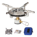 Portable Outdoor Camping Gas Stove 
with Adjustable Flame
 Small Lightweight Stove with Storage Bag for Hiking and Climbing