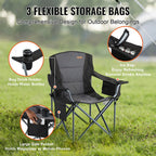 SucceBuy Outdoor Camping Chair 350lbs High Load Ultralight Folding Chair , for Beach , Hiking,  Picnic, Fishing