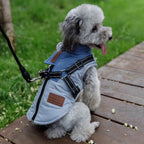 Winter Pet Dog Jacket With Harness 
Warm Dog Clothes For Labrador
 Waterproof Big Dog Coat ,Chihuahua ,French Bulldog Outfits