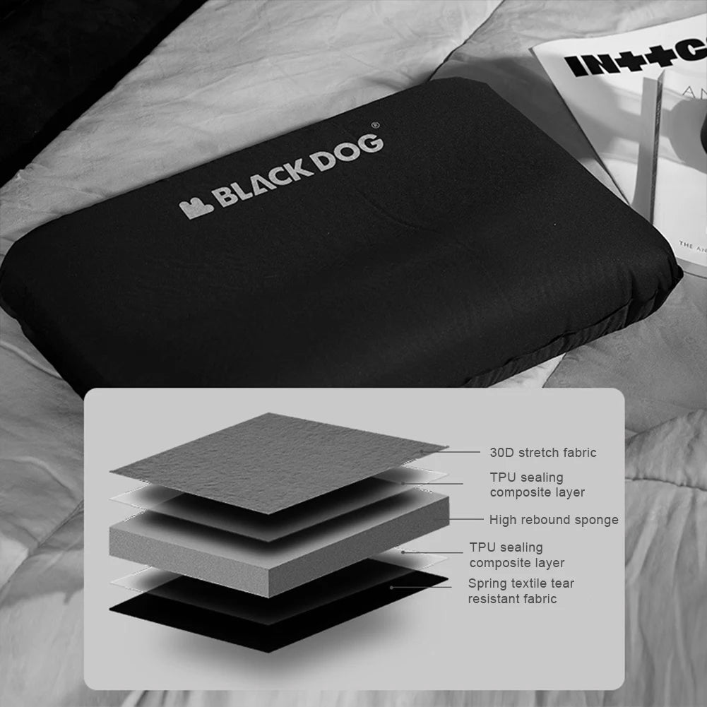Portable Camping 
Ergonoms Inflatable Pillow 
Outdoor Memory Foam ,Office ,Nap ,