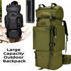 110L Large Capacity Outdoor Backpack Sports Travel  Frame Hiking Bag