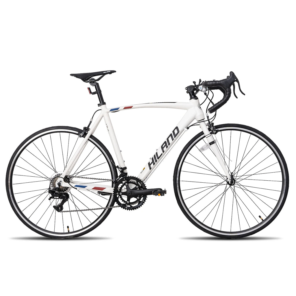 Hiland 700c road bike, 14 speeds, lightweight aluminum frame, racing bike, for men and women