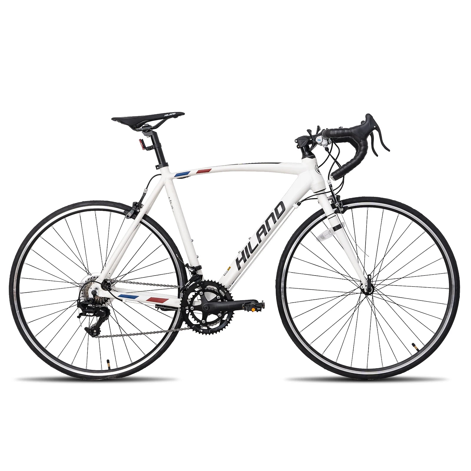 Hiland 700c road bike, 14 speeds, lightweight aluminum frame,
racing bike, city commuter road bike for men and women