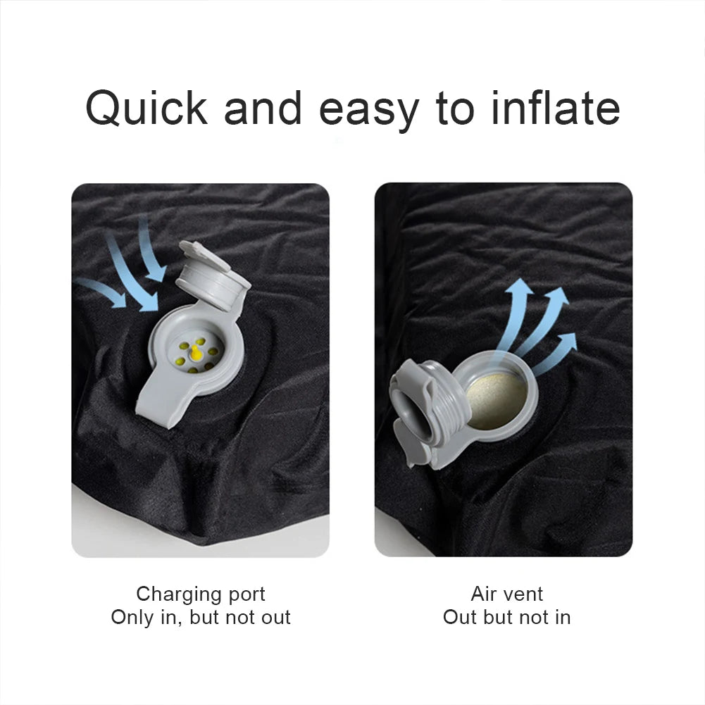 Portable Camping 
Ergonoms Inflatable Pillow 
Outdoor Memory Foam ,Office ,Nap ,