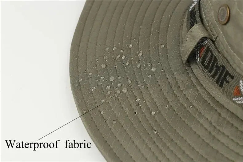 Sun shading hat, with chin strap