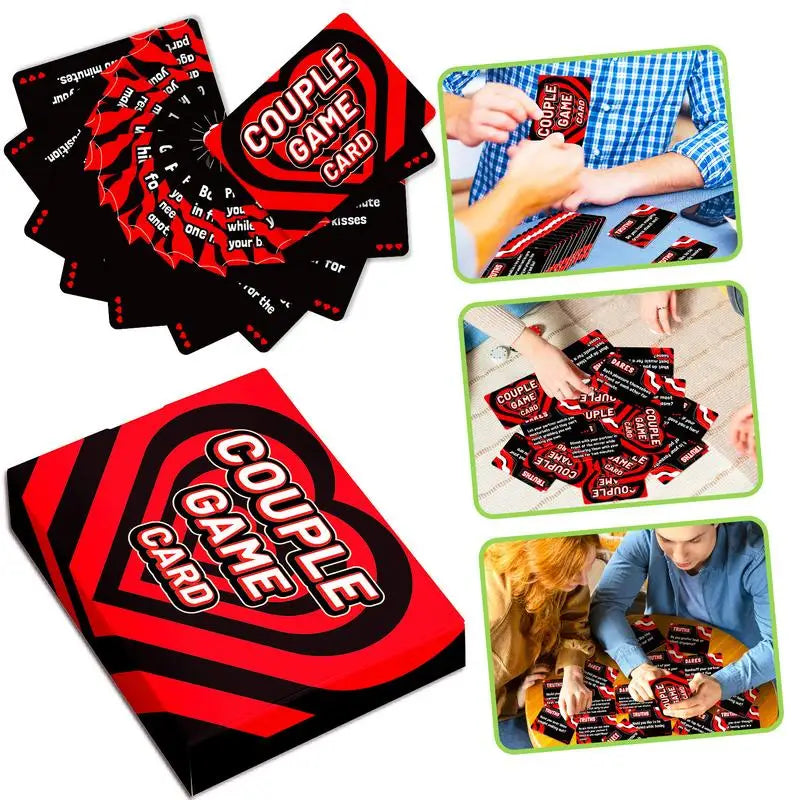 Truth Or Dare For Couples Card Game Game Nights Card Games Fun Couples Game For Date Night Romantic Valentines Card Game For