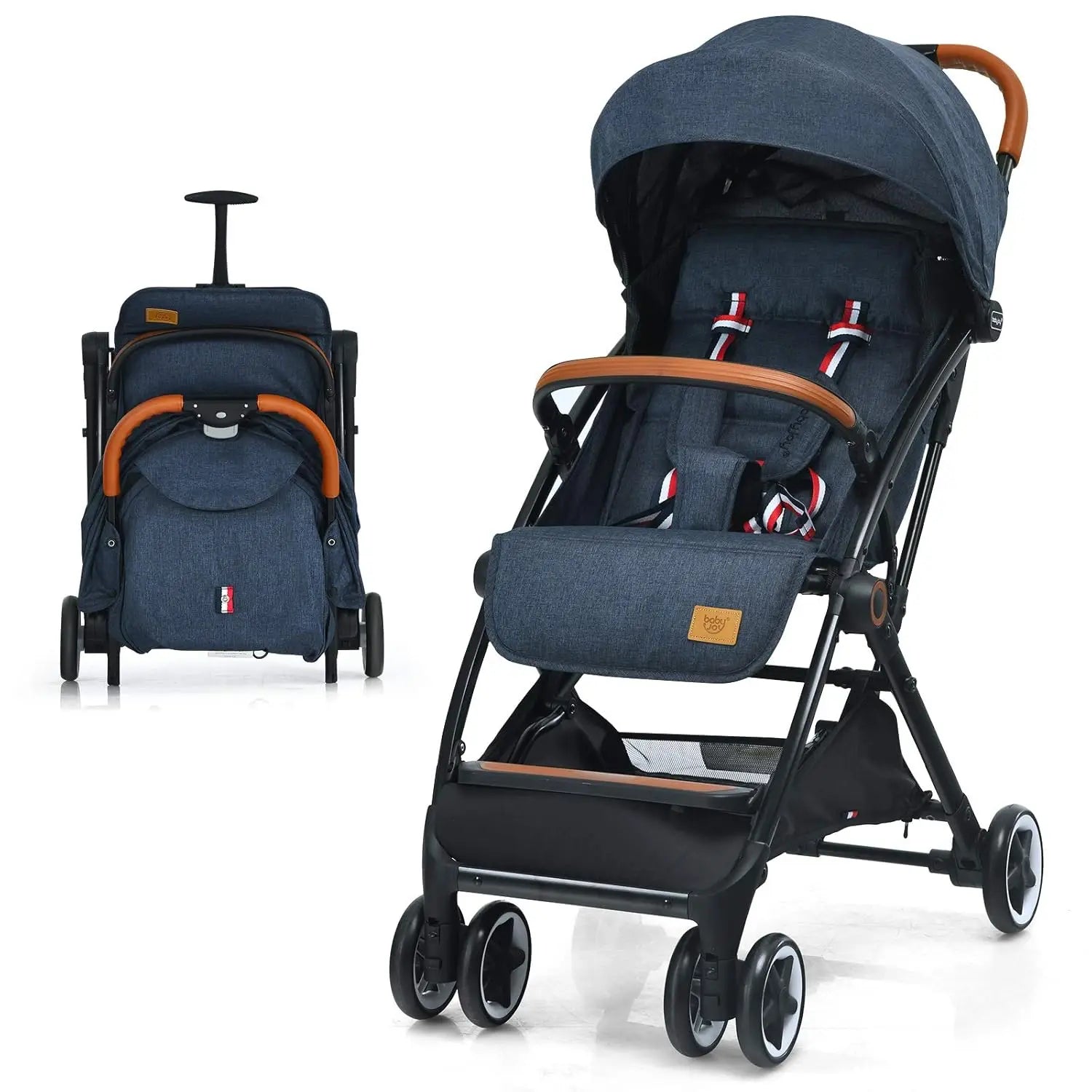 Lightweight Baby ,infant toddler Stroller, 
Compact Travel for Airplane,
 w/ 5-Point Harness, Adjustable Backrest