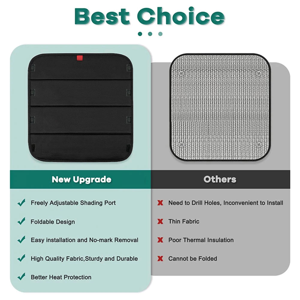 Travel Trailers Sun Shade RV Skylight
Insulator Cover Waterproof 
Car Sun Shield Sun Protection Visor