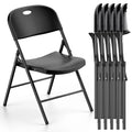 350 Weight Limit,  Heavy Duty, " Plastic " Folding Chair 
with Reinfoced Steel Frame for Indoor and Outdoor,