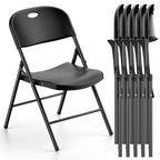 350 Weight Limit,  Heavy Duty, " Plastic " Folding Chair 
with Reinfoced Steel Frame for Indoor and Outdoor,
