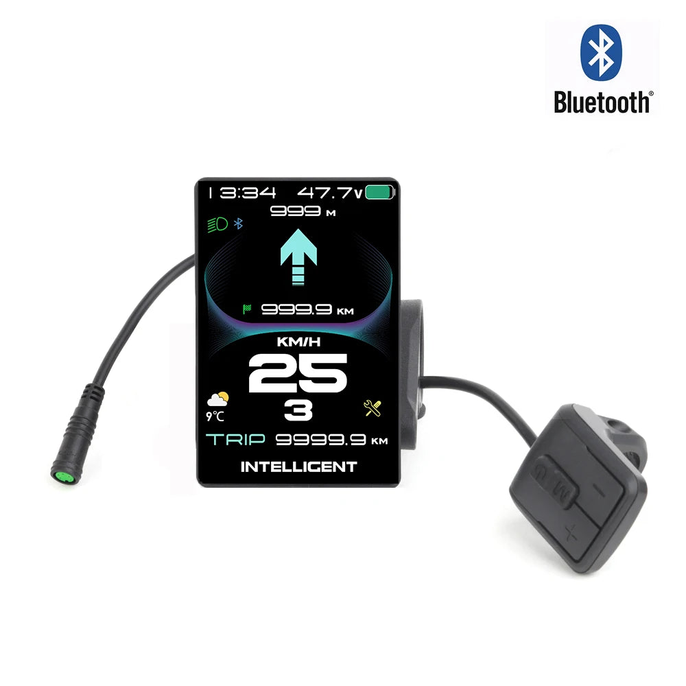Bafang LCD Color Display Instrument 36V 48V 52V P860C 860C P850C 600C C965 DPC18 BF-UART Protocol Bluetooth 750W Motor E-bike