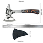 High Hardness Stainless Steel Survival Axe .  
Multi-function Outdoor Camping Tactical Wolf-head Axe.
Hunting Tools , Portable Tomahawk