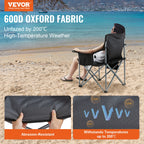 SucceBuy Outdoor Camping Chair 350lbs High Load Ultralight Folding Chair , for Beach , Hiking,  Picnic, Fishing