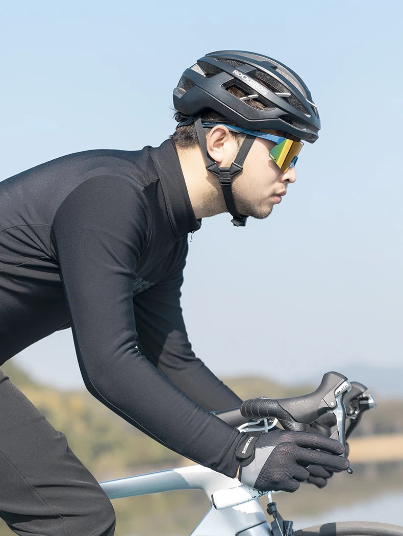 ROCKBROS Bicycle Glasses Polarized Photochromic Ultra-light Sunglasses Portable Comfortable Road Bike Eyewear Cycling Equipment