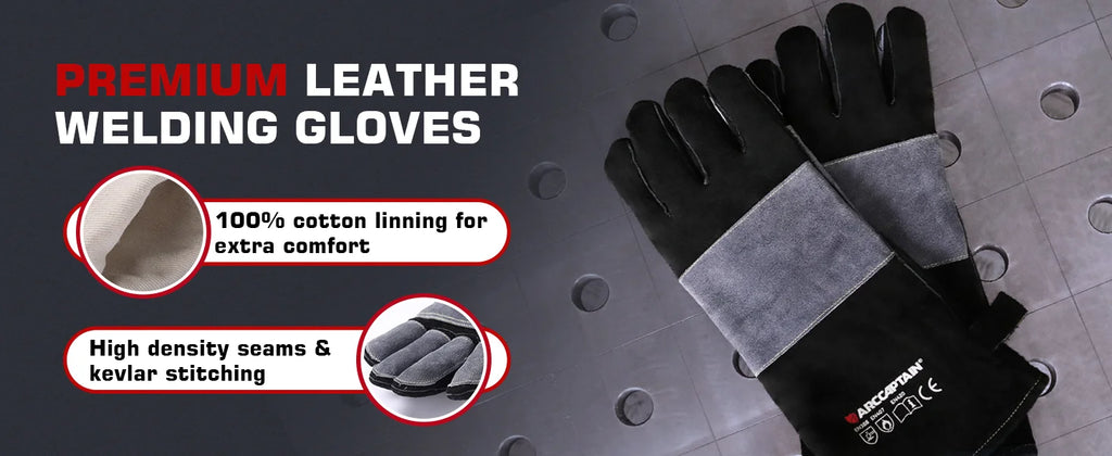 ARCCAPTAIN 16inch Welding Gloves Multifunctional 
Heat Resistant Mig/Stick/Tig Welder