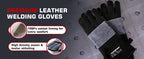 ARCCAPTAIN 16inch Welding Gloves Multifunctional 
Heat Resistant Mig/Stick/Tig Welder