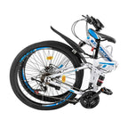 26" Foldable Mountain Bike for Men - 
21-Speed All-Terrain Commuter with Dual Disc Brakes