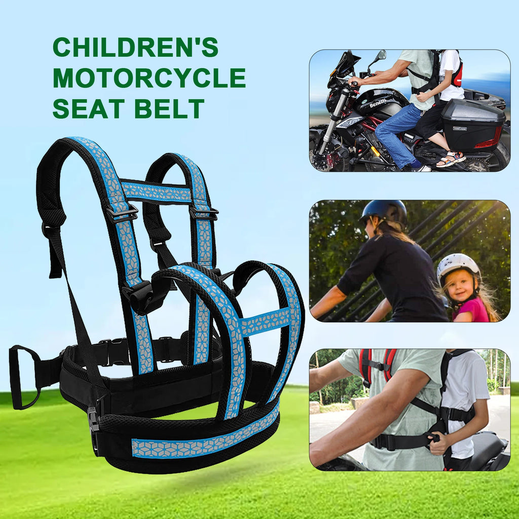 Child Seat 
Baby Carrier Belt
for  Electric, Car, Motorcycle Safety Harness Kids.    Seat Security Protection