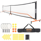 SucceBuy Portable Pickleball Net System
 22FT Full Court Official Regulation Size Pickle Ball Outdoor with Court Line