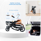 Baby Stroller High-Land scape Baby Carriage 
Adjust Position for Infant Toddler Portable
Folding Pram Reversibale Stroller 2in1