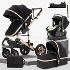 Baby Stroller Combo Car Seat, Travel System with Isofix Base,
Baby Carriage 3in1 Reversible Foldable Standard Stroller