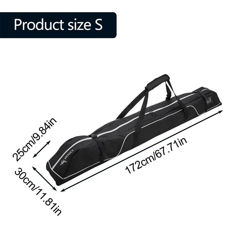 Ski Carrying Bag 600D Water-Resistant  With Top Handle Portable Skiing Container Tool For Board Bindings Boots