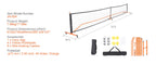 SucceBuy Portable Pickleball Net System
 22FT Full Court Official Regulation Size Pickle Ball Outdoor with Court Line