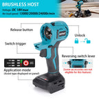 HORMY 18V Brushless Cordless Power Tool Combo Kit
for Makita Battery (Drill, Circular Saw, Impact Wrench, Air Pump, Blower) Home