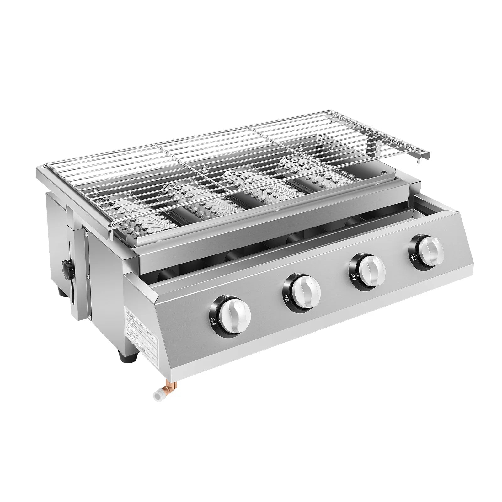 4 Burners , BBQ Propane Gas Grill.
Removable Smokeless Barbecue Grill
Portable for Outdoor Patio Garden