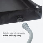 Portable Shower Pan with Drain Hose Camping , 
Outdoor Tent Shower Tray,    for RV  Camping , Beach,  Pet Bath